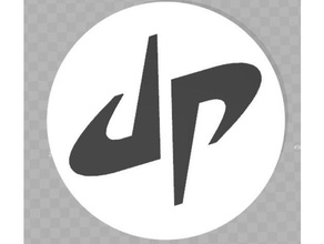 dostum mükemmel bir logo sikke ve rozetleri 3d dudeperfect parkour spor you tube youtube logosu 3d print model - Mito3D
