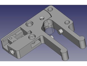 anycubic i3 mega custom extruder + filament sensor 3d printer extruders 3d print model - Mito3D