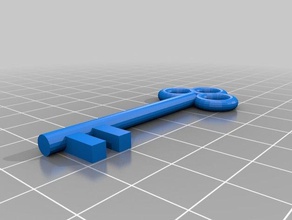 skeleton key 3d printing 3d print model - Mito3D