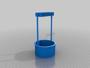 brush holder cleaner tools 3d print model - Mito3D