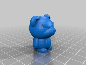 evil teddy bear monoprice extruder spinner 3d printer accessories 3d print model - Mito3D