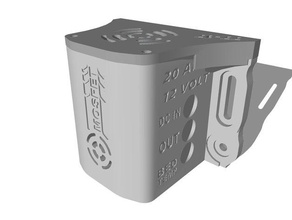 pesante ventilato mosfet custodia Stampante 3d parti lettino riscaldato caso titolare di montaggio alimentazione controllo 3d print model - Mito3D