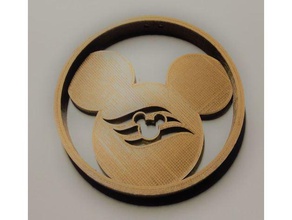 croisière de disney mickey ornement art les fêtes noël extender poissons mouse 3d print model - Mito3D