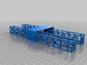 bridge crane engineering basic 3d print model - Mito3D