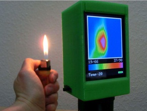 la caméra thermique de adafruit arduino le bricolage esp8266 flir mesure température outil outils wemos d1 mini 3d print model - Mito3D