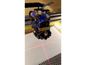 eleksmaker a3 - atravessar a linha de suporte laser partes corte 3d print model - Mito3D