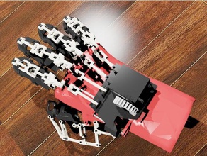 prosthetic servo glove ver 02 robotics 3d print model - Mito3D