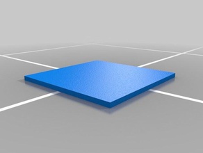 cama de azulejo calibración La impresión en 3d las pruebas 3d print model - Mito3D