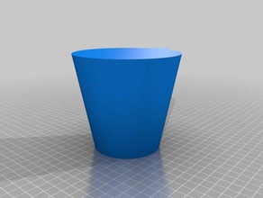 gobelet de mélange béton ciment outils 3d print model - Mito3D
