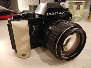 pentax lx mano derecha agarre de la cámara 3d print model - Mito3D
