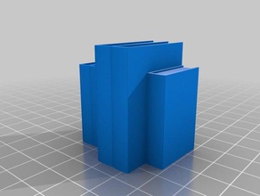 books v2 3d printing 3d print model - Mito3D