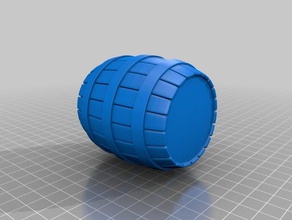 barril brinquedo & acessórios para jogos tampo de mesa 3d print model - Mito3D