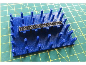 raspberry pi header soldering jig electronics aid tool 3d print model - Mito3D