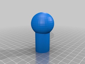 simple gearshift knoob automotive 3d print model - Mito3D
