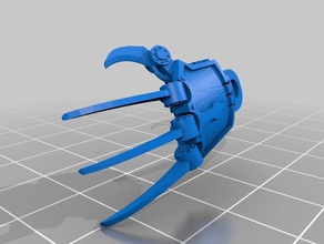 armiger claws power fists games 40k warhammer warhammer40k wh40k 3d print model - Mito3D