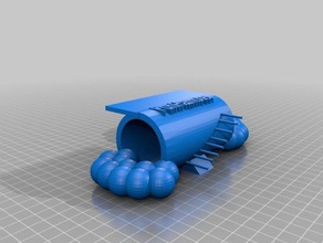 funhamster habitat interactive art fun hamster house tube 3d print model - Mito3D