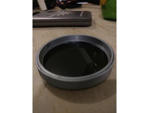 52mm filter cap diy 3d print model - Mito3D