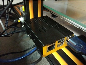 raspberry pi case mount 4020 ekstruzyon cr-10 vb 3d yazıcı aksesuarları durumda creality ahtapotlar octoprint 3d print model - Mito3D