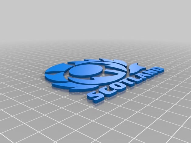 scozia rugby logo del 6 nazioni segni e loghi il la 3D print model - Mito3D