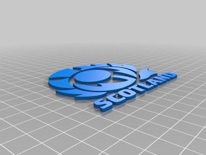 scotland rugby logo 6 nations signs & logos 3d print model - Mito3D