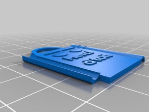 toit de tuiles keychain porte clef tuile porte-clés 3d print model - Mito3D