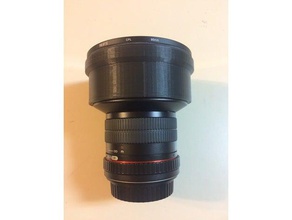 rokinon 14mm threaded filter adaptor camera photography samyang 3d print model - Mito3D