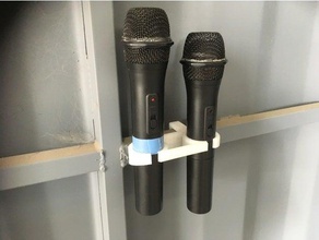 mic holder audio microphone 3d print model - Mito3D