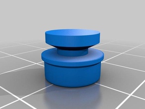 convoi s2+ bouton métallique de remplacement éclairé chapeau queue bricolage 3d print model - Mito3D