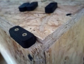 universal de los pies partes cuadro escritorio diy durable pie hobby piernas osb almohadillas parte fuerte tabla madera 3d print model - Mito3D