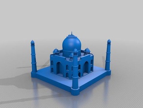 taj mahal Gebäude & Strukturen Architektur Bau Indien Struktur 3d print model - Mito3D