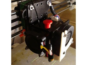 anet a8 quick-change print head 3d printer parts 3d print model - Mito3D