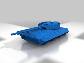 cetectm def conqueror v5 super tank 3d printing 3d print model - Mito3D