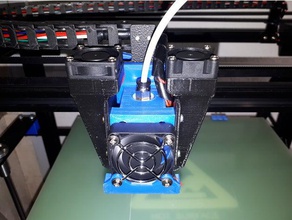 tronxy x5s e3d-v6 object cooler led console 3d printer parts 3d print model - Mito3D