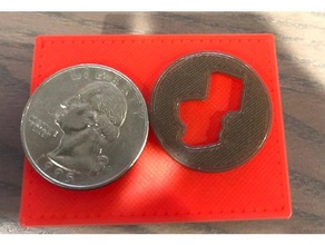 toilet coin 3d print model - Mito3D
