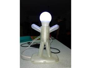 man lamp electronics 3d print model - Mito3D
