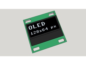 oled module electronics 3d print model - Mito3D