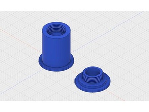 filament-Buchse 3d Drucker Zubehör creform filament filament-Spule spool holder 3d print model - Mito3D
