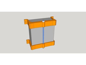 power supply bracket fsp group fsp400-60ghs 85 -r1 400w micro computer mount 3d print model - Mito3D
