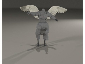 ixionidas centaur angel sculptures 3d print model - Mito3D