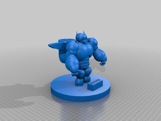 baymax sd usb titolare La stampa 3d big hero 6 3D print model - Mito3D