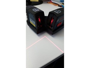 bosch gll 2-15 2play 90 de la plaque porte-outils & boîtes ligne laser montage 3d print model - Mito3D