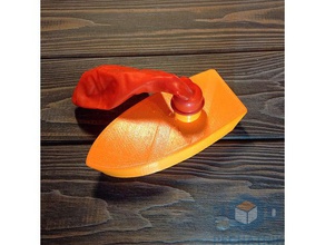 balloon boat toys & games 3d print model - Mito3D