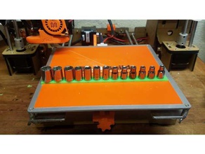 1 4 drive socket rack tools rachet sockets tool 3d print model - Mito3D