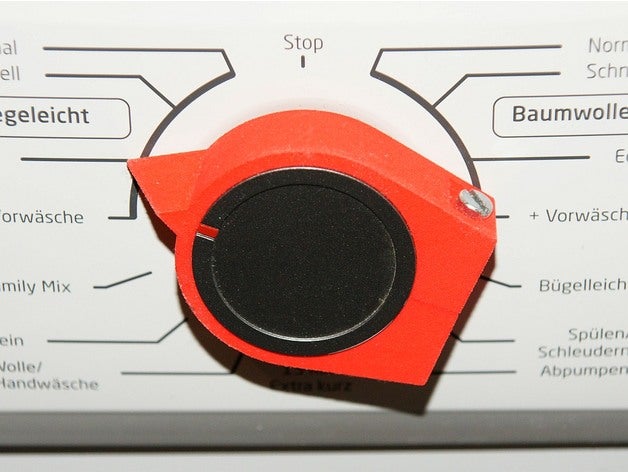 accessibile indicatore puntatore 3d famiglia l'accessibilità accessori per il bagno manopola ipovedenti rondella lavatrice 3D print model - Mito3D