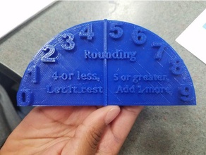 rounding hill elementary school students math 3d print model - Mito3D