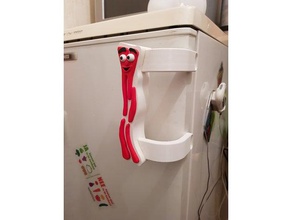 pancetta frigo maniglia della porta remix cucina & sala da pranzo bacon frigorifero la 3d print model - Mito3D