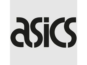 asics logotipo 1977 sinais e logotipos antigo 3d print model - Mito3D
