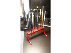 brush holder tool holders & boxes games workshop paintbrushholder wargaming warhammer 3d print model - Mito3D