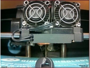 slim led titular qidi tech 1 ffcp Impressora 3d acessórios tinkercad 3d print model - Mito3D