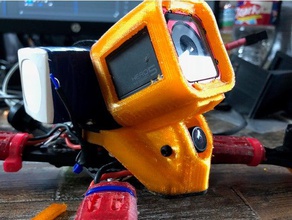 xlabs braap gopro montagem de micro câmera pod r c veículos drone fpv sessão 3d print model - Mito3D